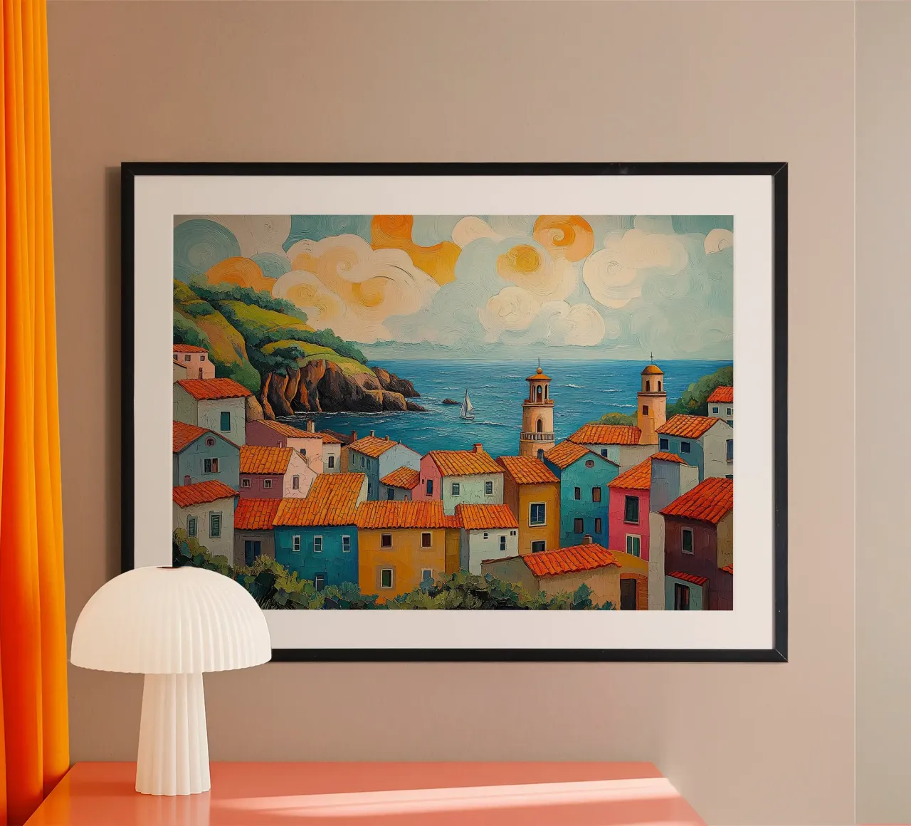 Matisse ispira poster con telaio in plastica da Nikis Art Studio
