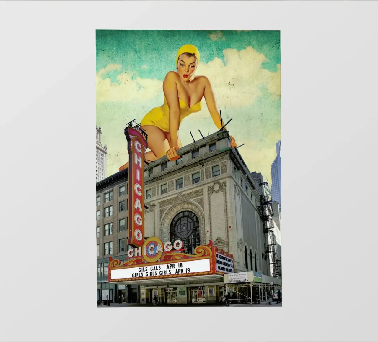 Chicago Pinup pvc cover by Jason Brueck