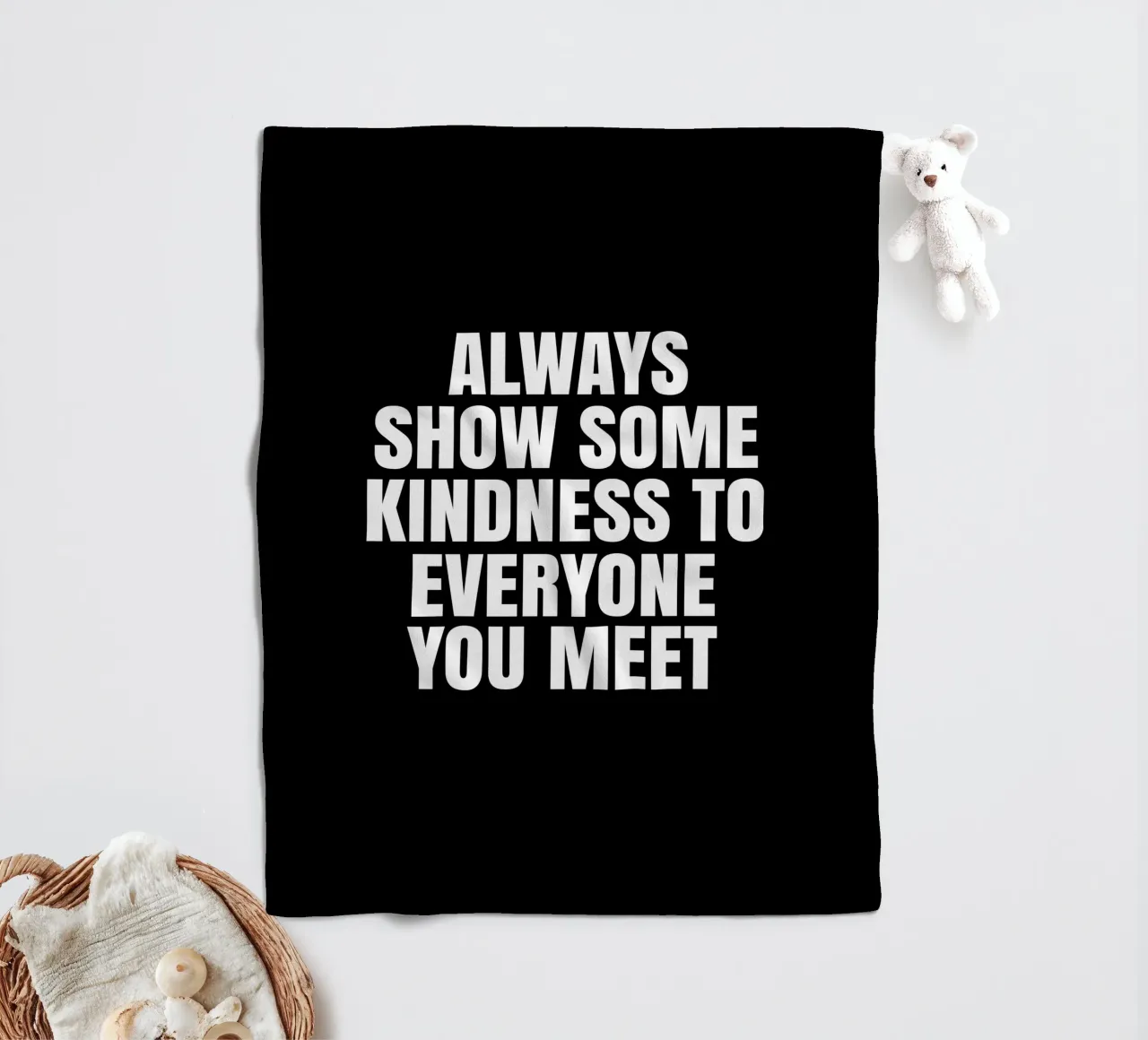 Always show some kindness to everyone you meet coperta in pile da happieeagle