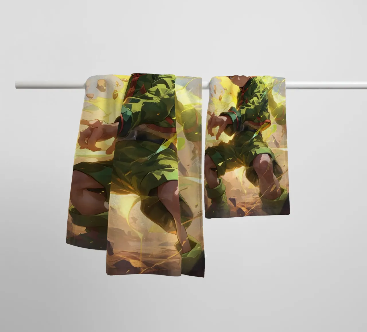 Gon Freecss hunter x hunter asciugamano da bagno da CreativeStudio