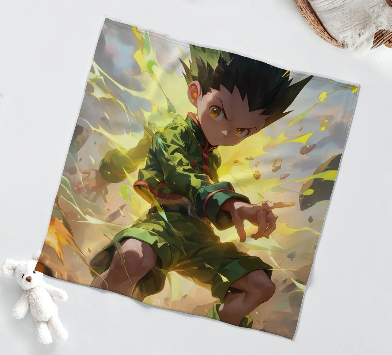 Gon Freecss hunter x hunter coperta in pile da CreativeStudio