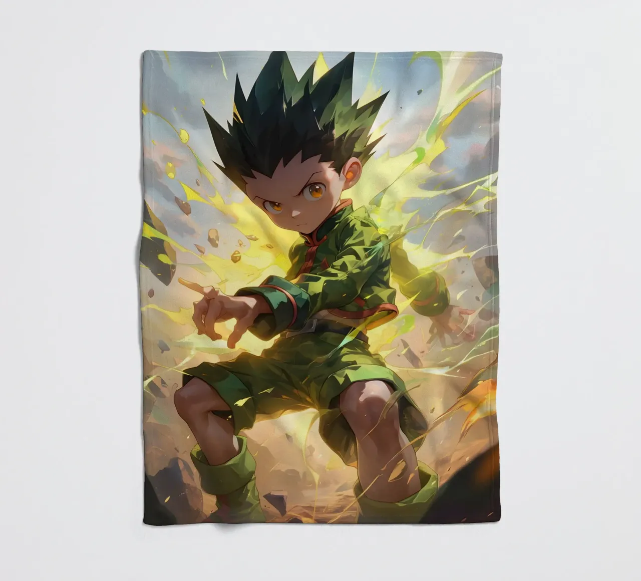 Gon Freecss hunter x hunter coperta in pile da CreativeStudio