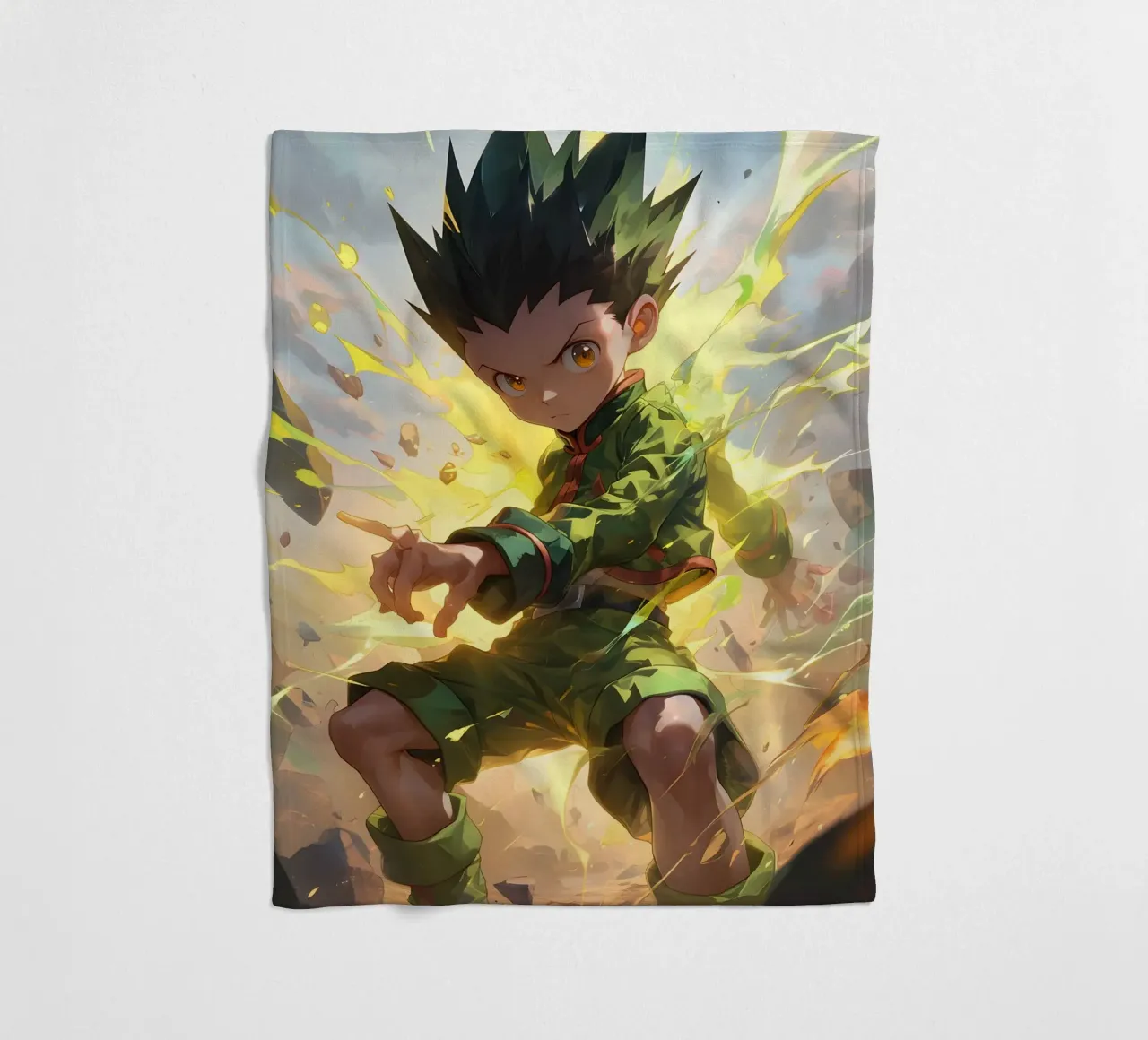Gon Freecss hunter x hunter coperta in pile da CreativeStudio
