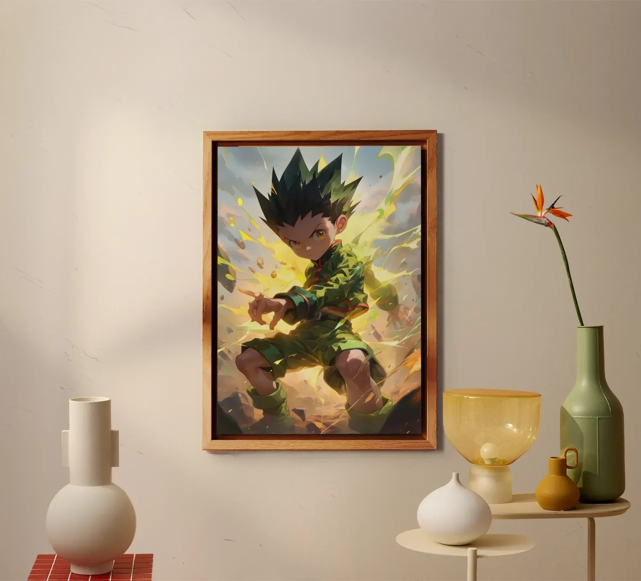 Gon Freecss hunter x hunter alluminio dibond da CreativeStudio