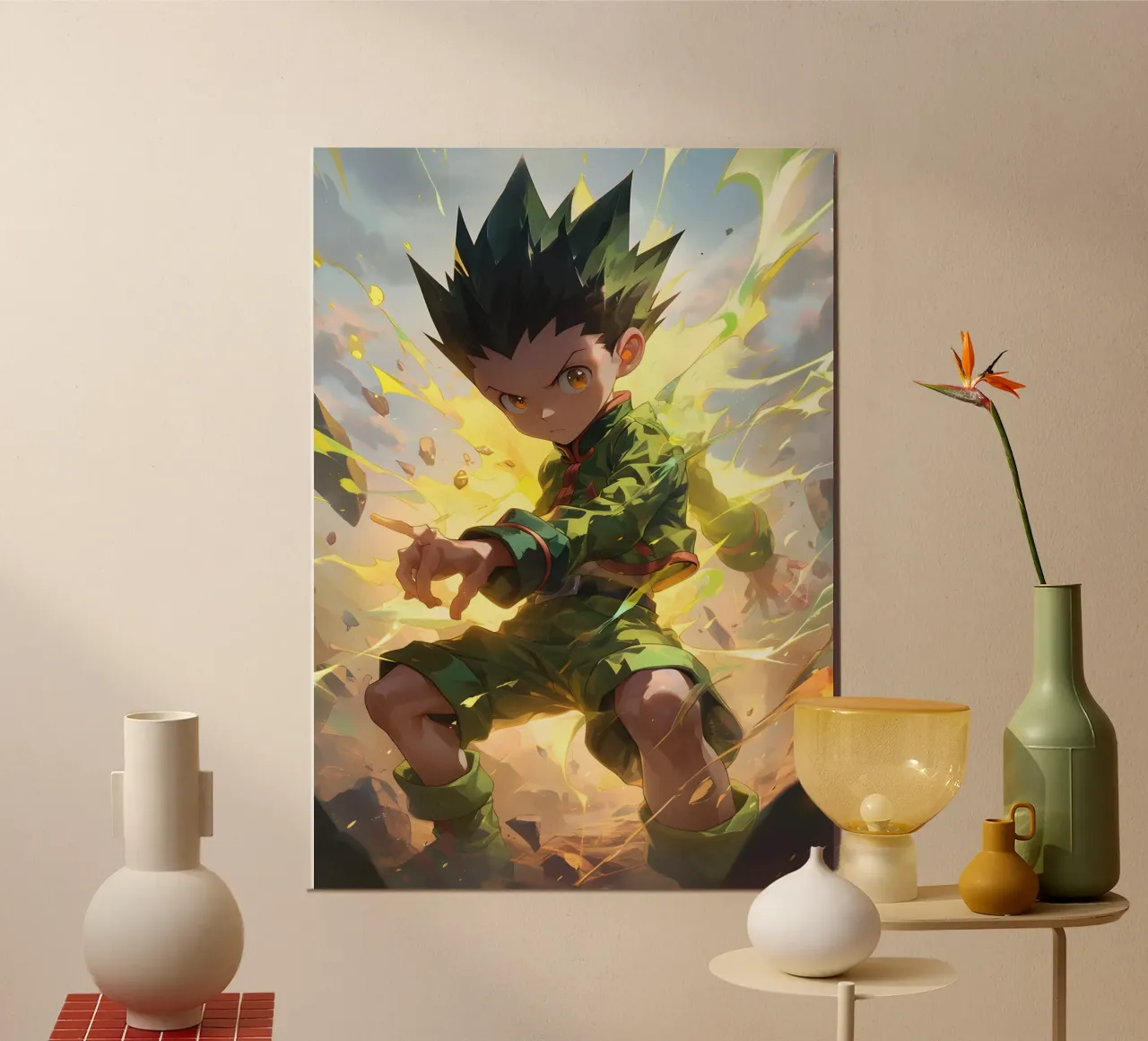 Gon Freecss hunter x hunter alluminio dibond da CreativeStudio
