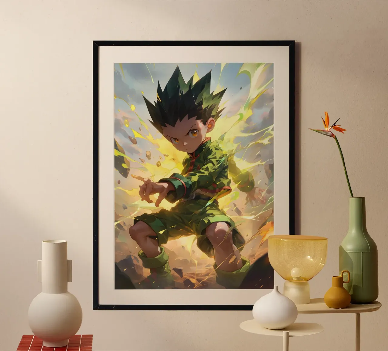 Gon Freecss hunter x hunter carta hahnemühle da CreativeStudio