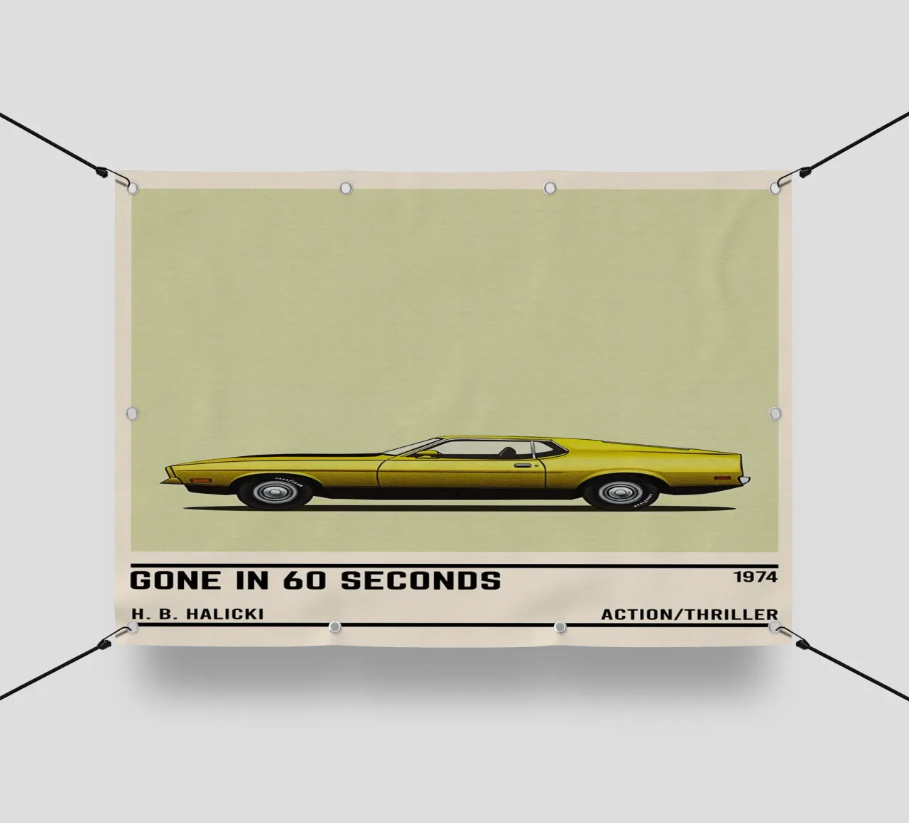 Gone in 60 Seconds (1974) car telo in pvc da TheArtstudio