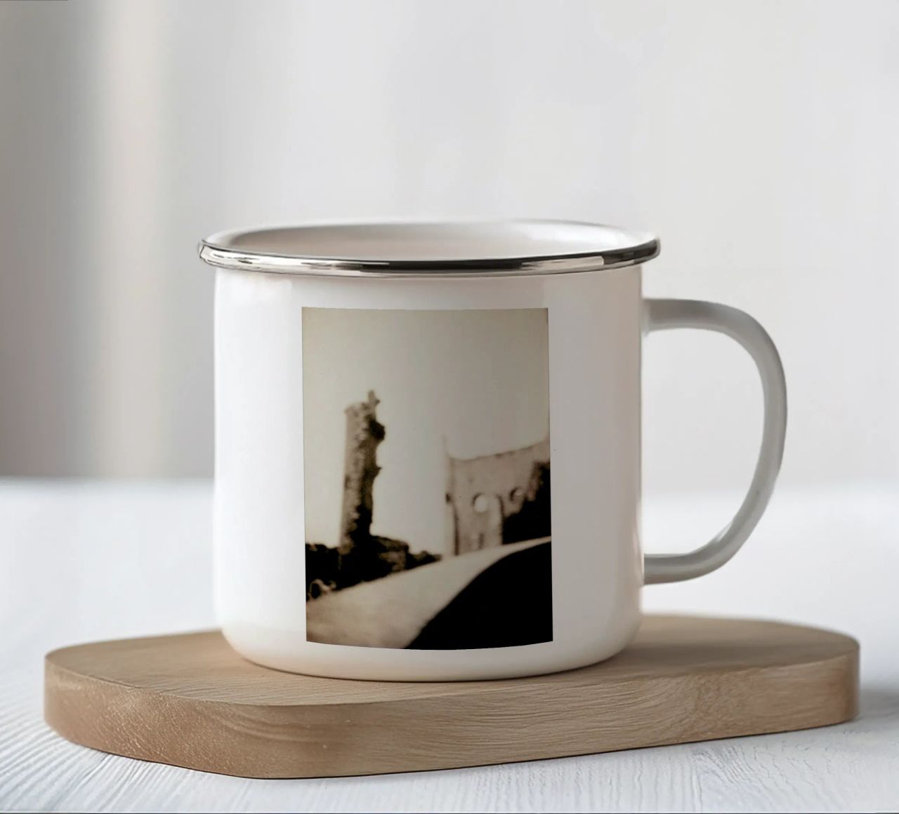 Stones tazza in smalto da Sophie Etchart