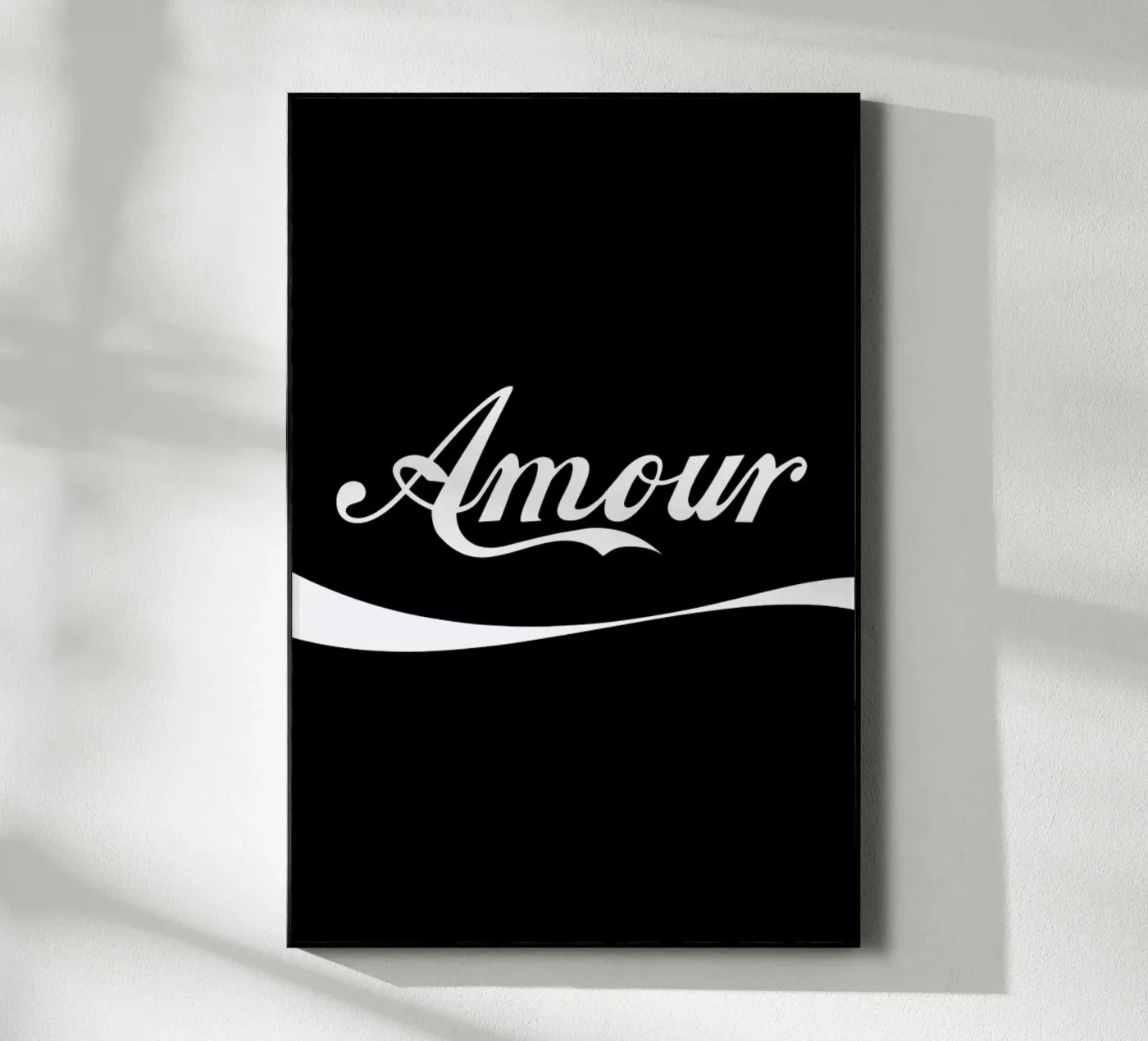 Amour Black Acryl-Glas von FRAICHE