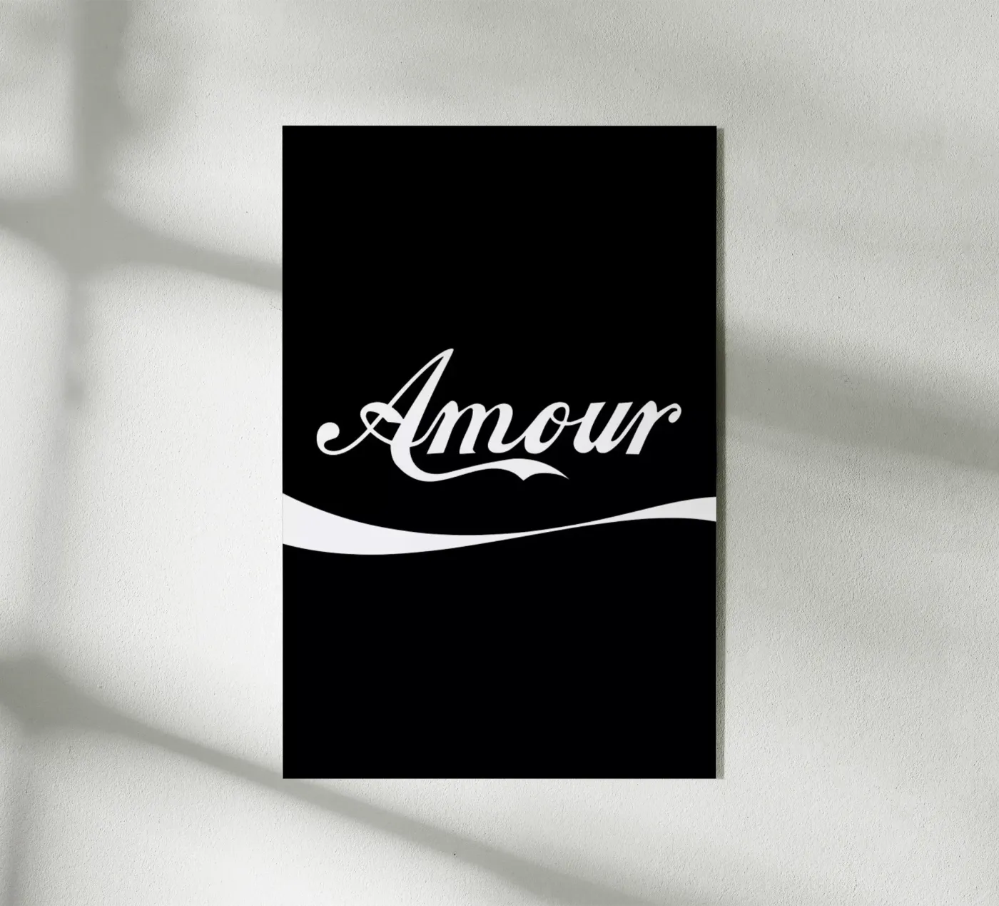 Amour Black Acryl-Glas von FRAICHE