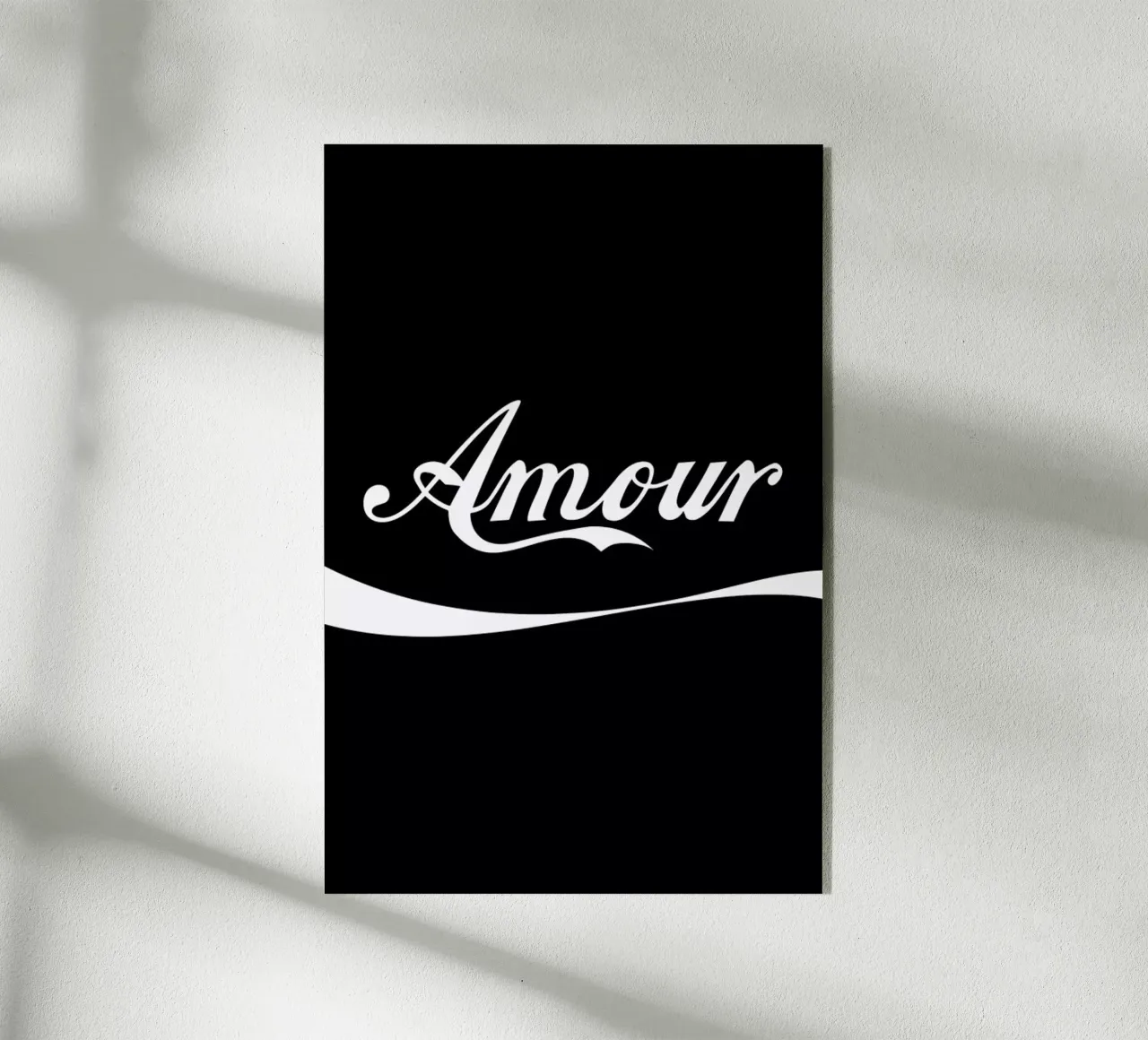 Amour Black plexiglass da FRAICHE