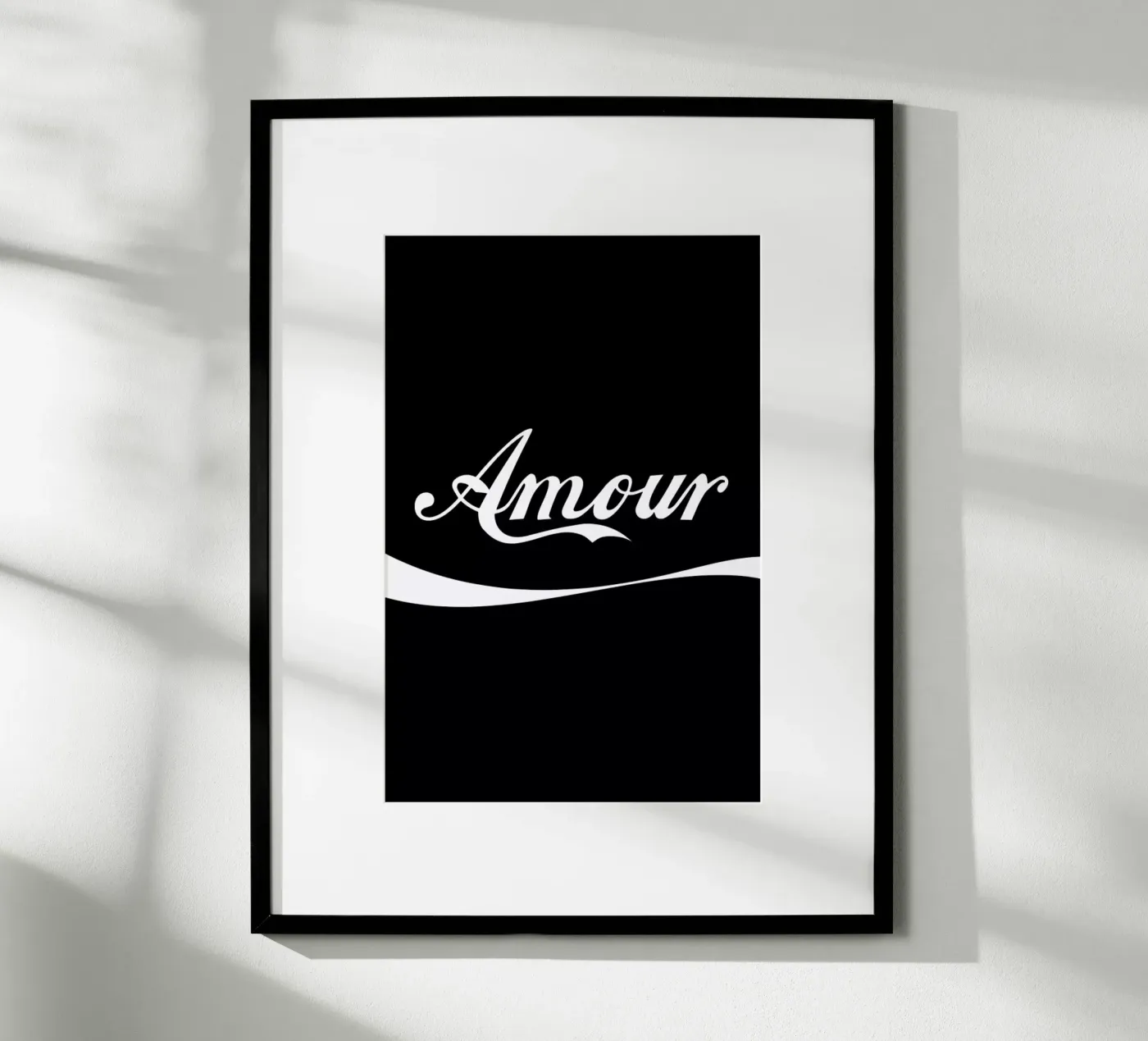 Amour Black poster da FRAICHE