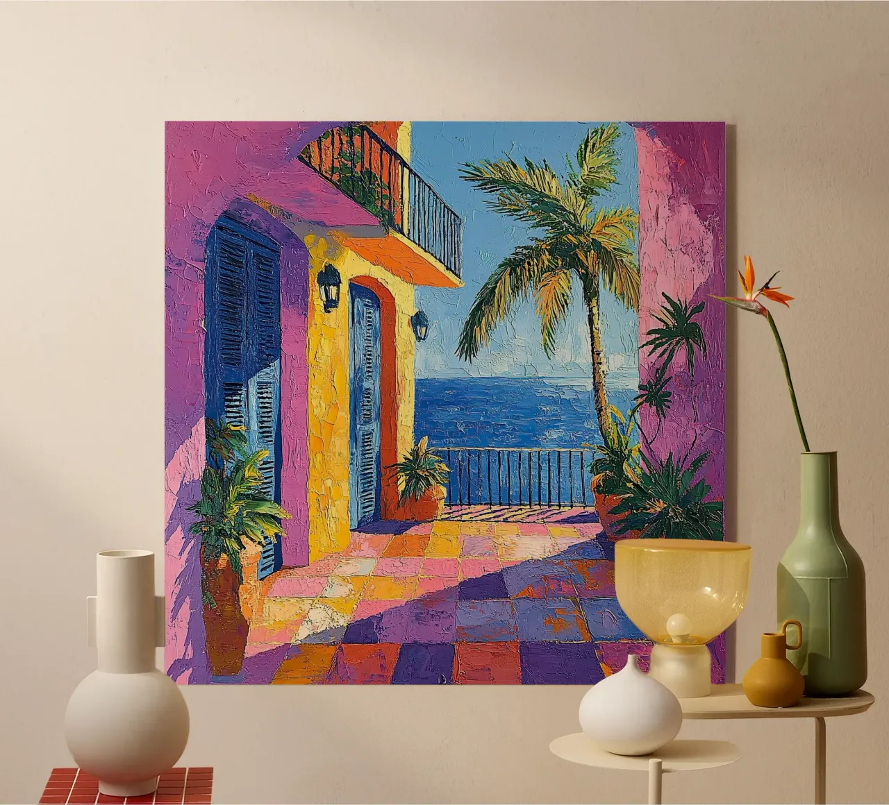 Matisse ispira "Una danza con il colore e lo spazio". plexiglass da Nikis Art Studio