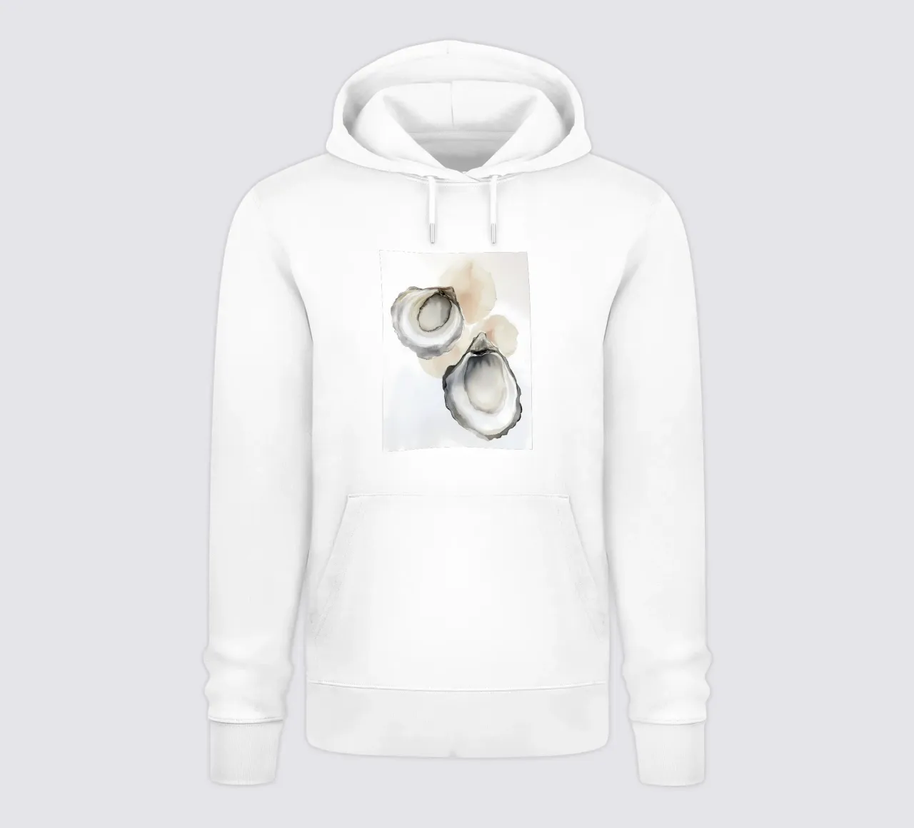Conchiglie di ostriche felpa con cappuccio da IamHomeStudio