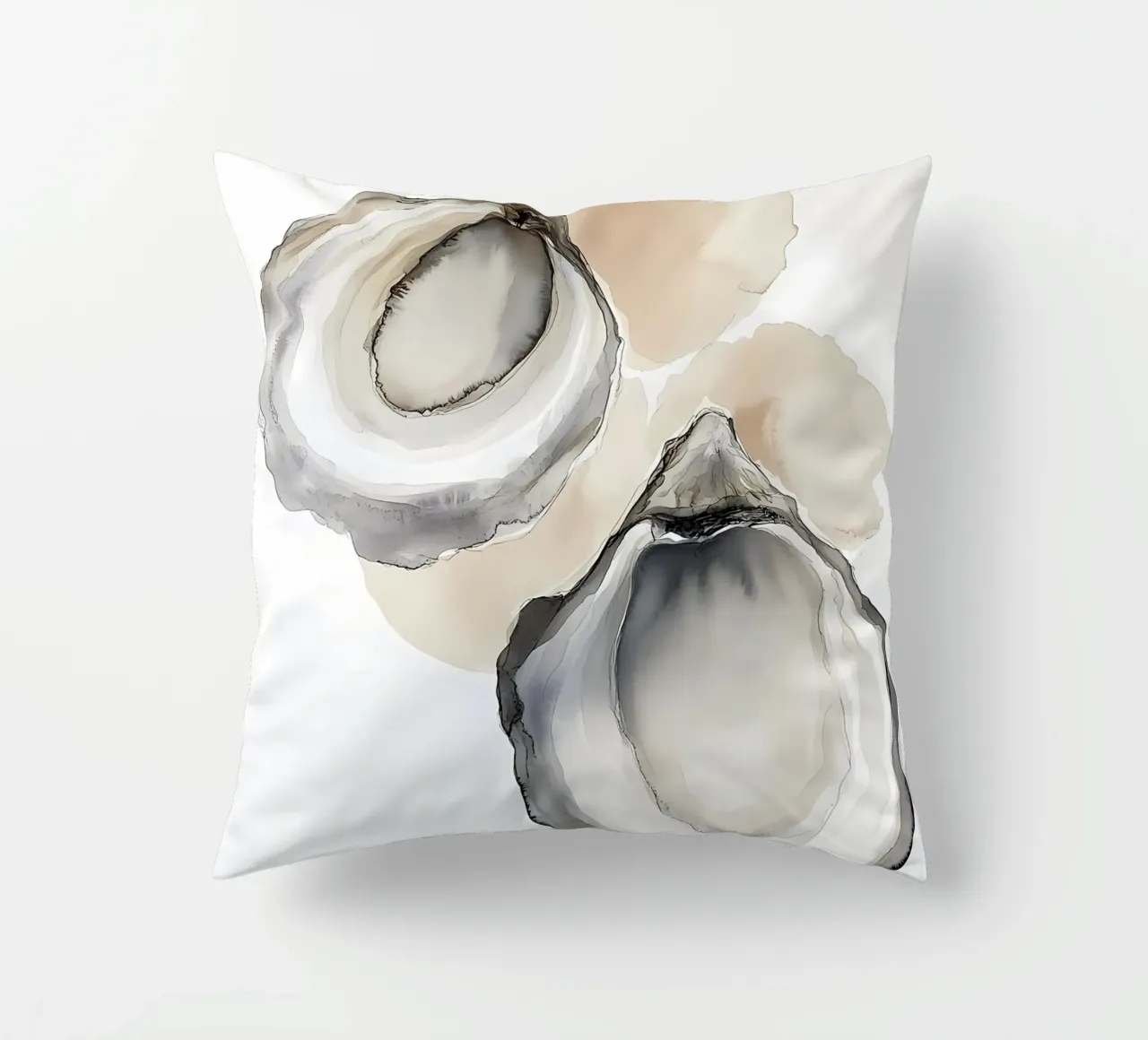 Conchiglie di ostriche cuscino da IamHomeStudio