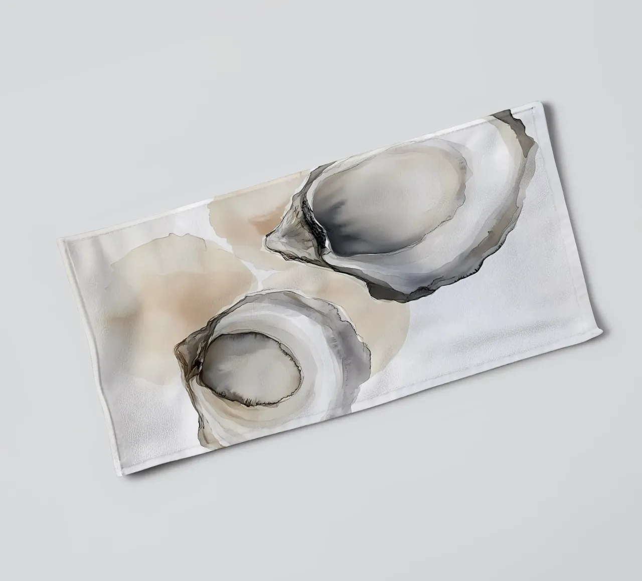 Conchiglie di ostriche asciugamano da bagno da IamHomeStudio