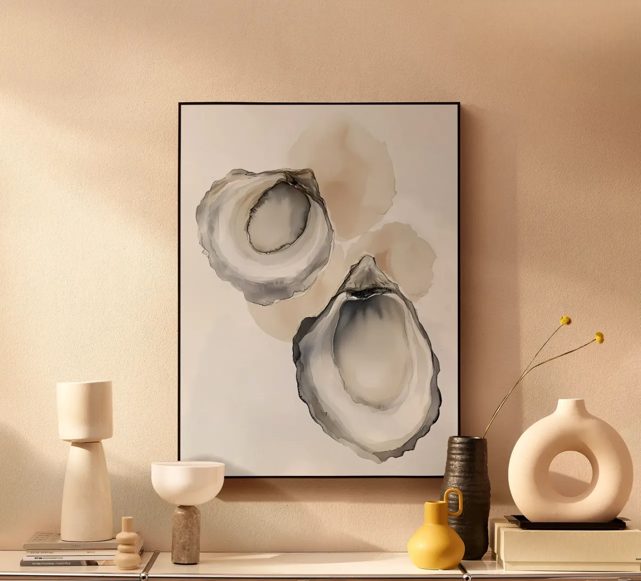 Conchiglie di ostriche alluminio dibond da IamHomeStudio