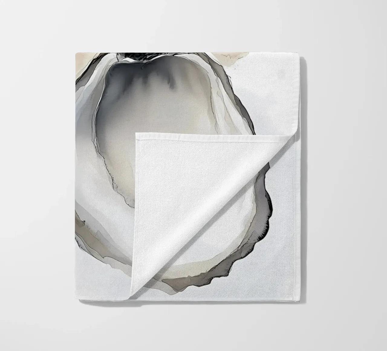 Conchiglie di ostriche telo mare da IamHomeStudio