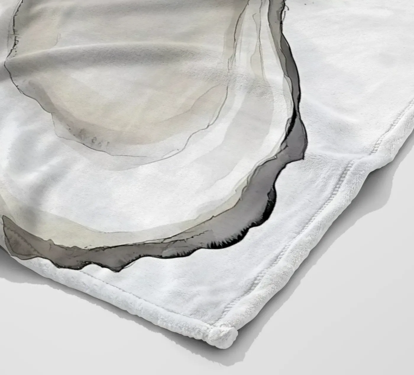 Oyster shells Fleecedecke von IamHomeStudio