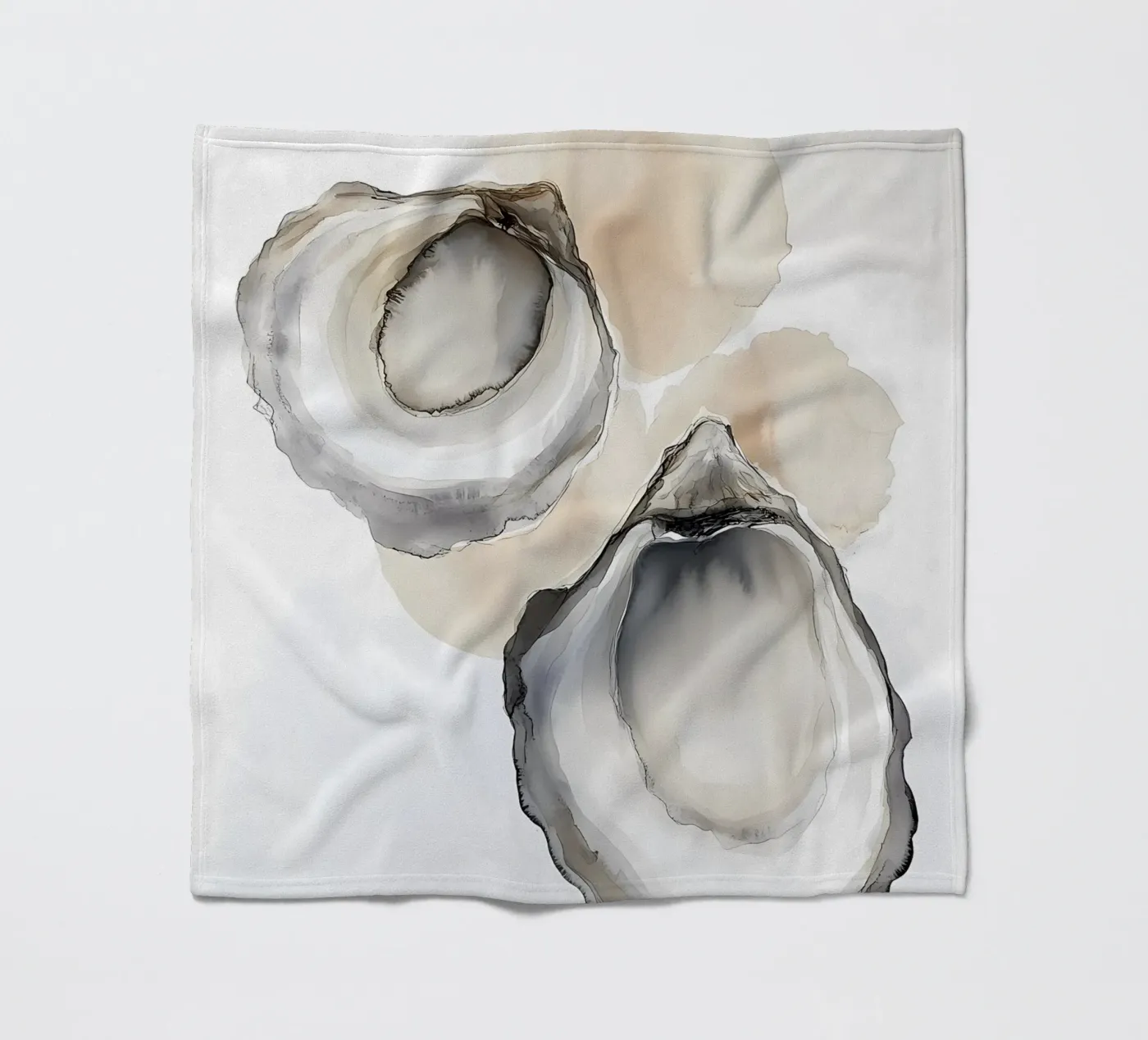 Oyster shells Fleecedecke von IamHomeStudio