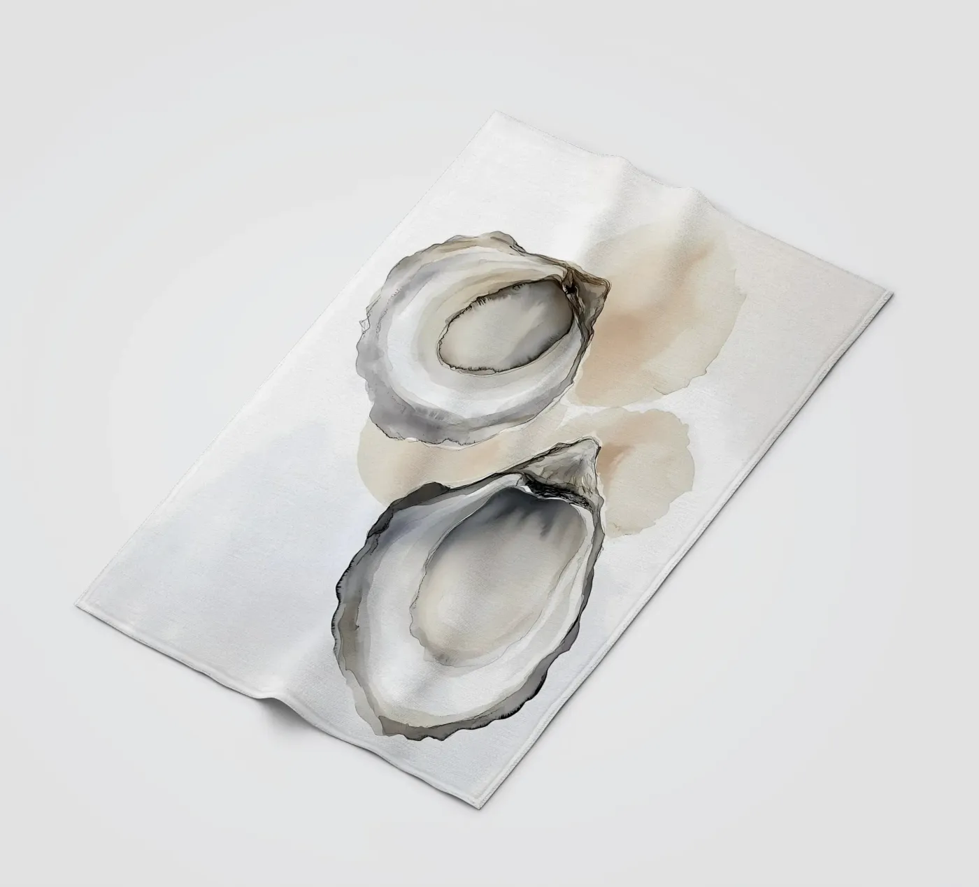 Oyster shells Fleecedecke von IamHomeStudio