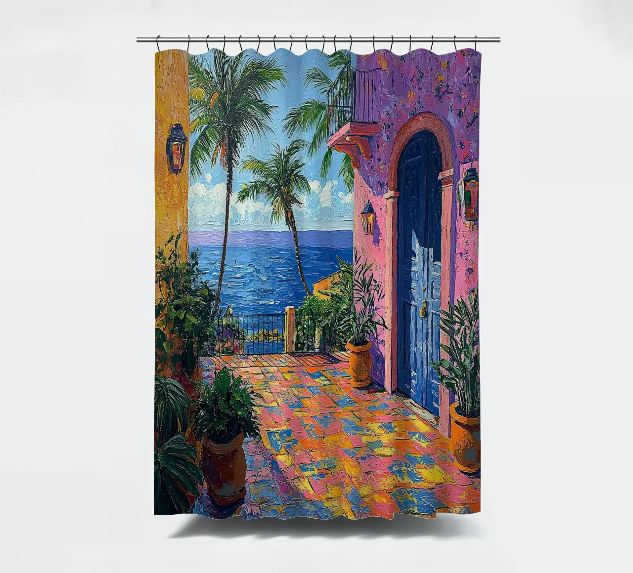 Matisse inspiriert "Fragmente einer lebendigen Seele" Duschvorhang von Nikis Art Studio