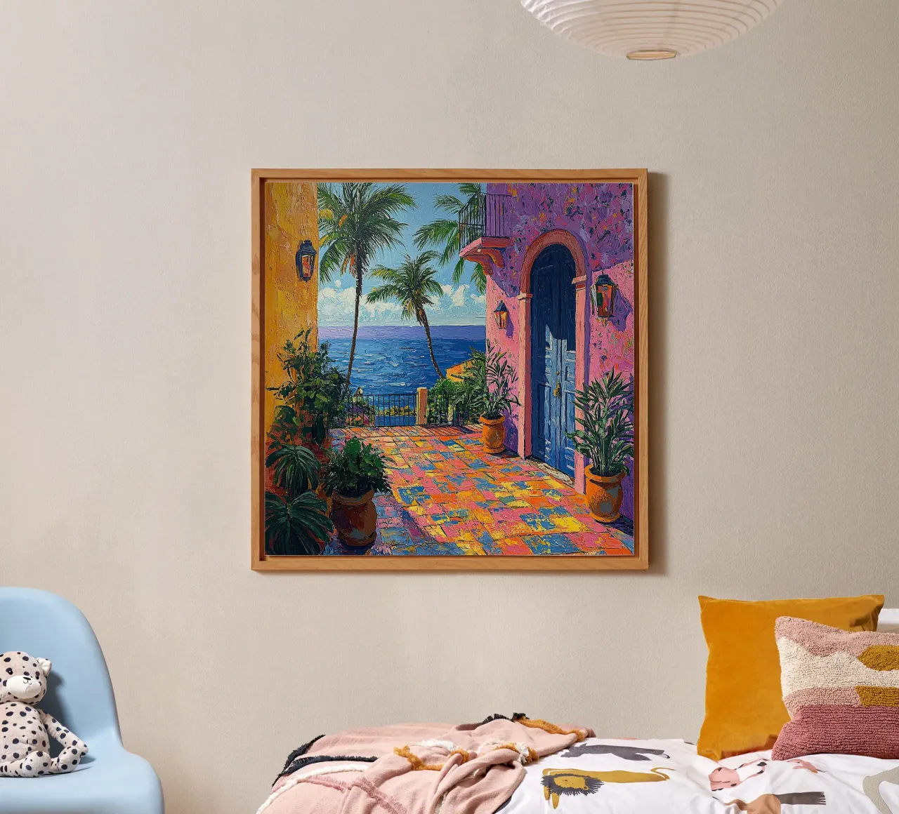 Matisse inspiriert "Fragmente einer lebendigen Seele" Alu-Dibond von Nikis Art Studio