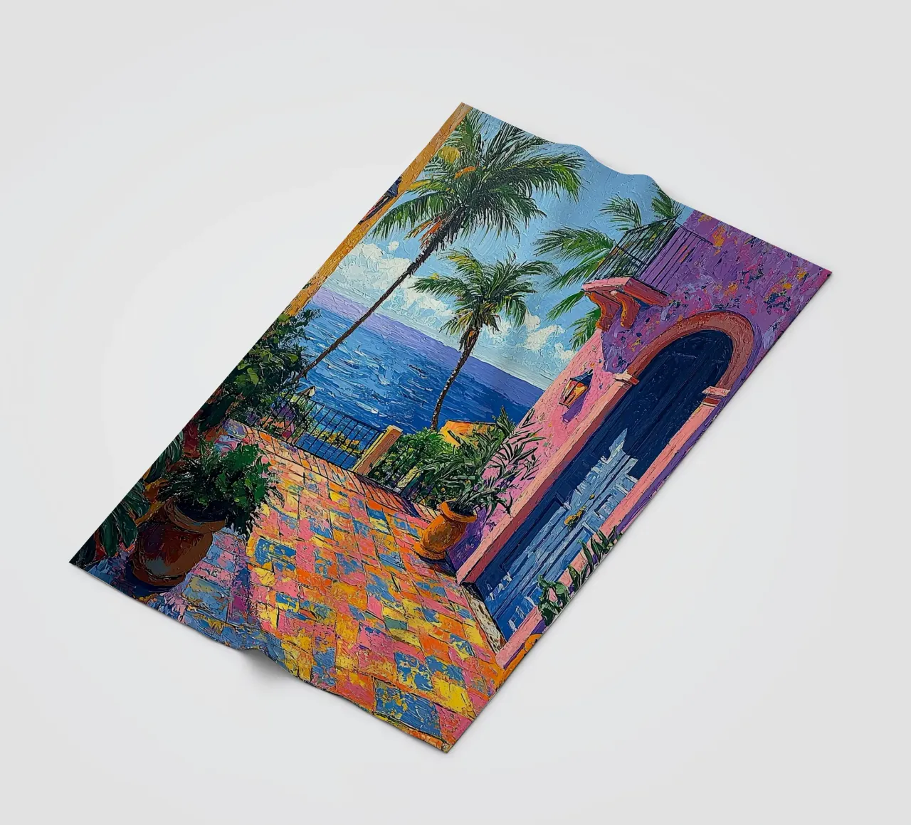 Matisse inspiriert "Fragmente einer lebendigen Seele" Fleecedecke von Nikis Art Studio