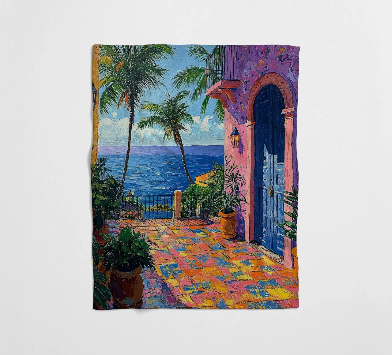 Matisse inspiriert "Fragmente einer lebendigen Seele" Fleecedecke von Nikis Art Studio