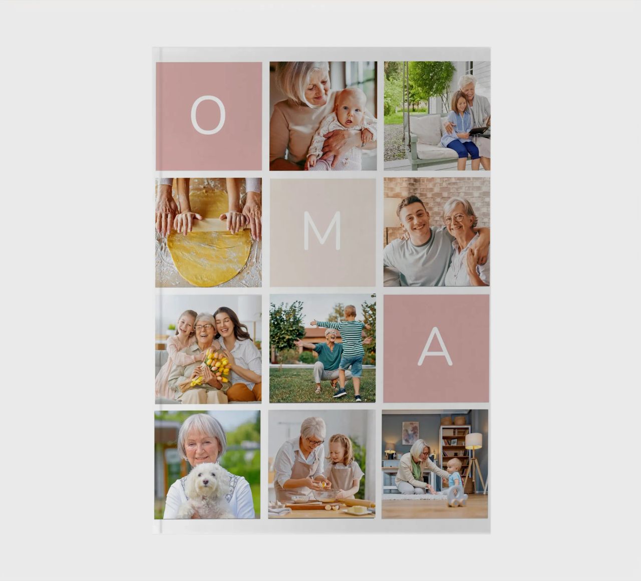 Fotocollage für Oma Notizbuch von WORTSPIEL