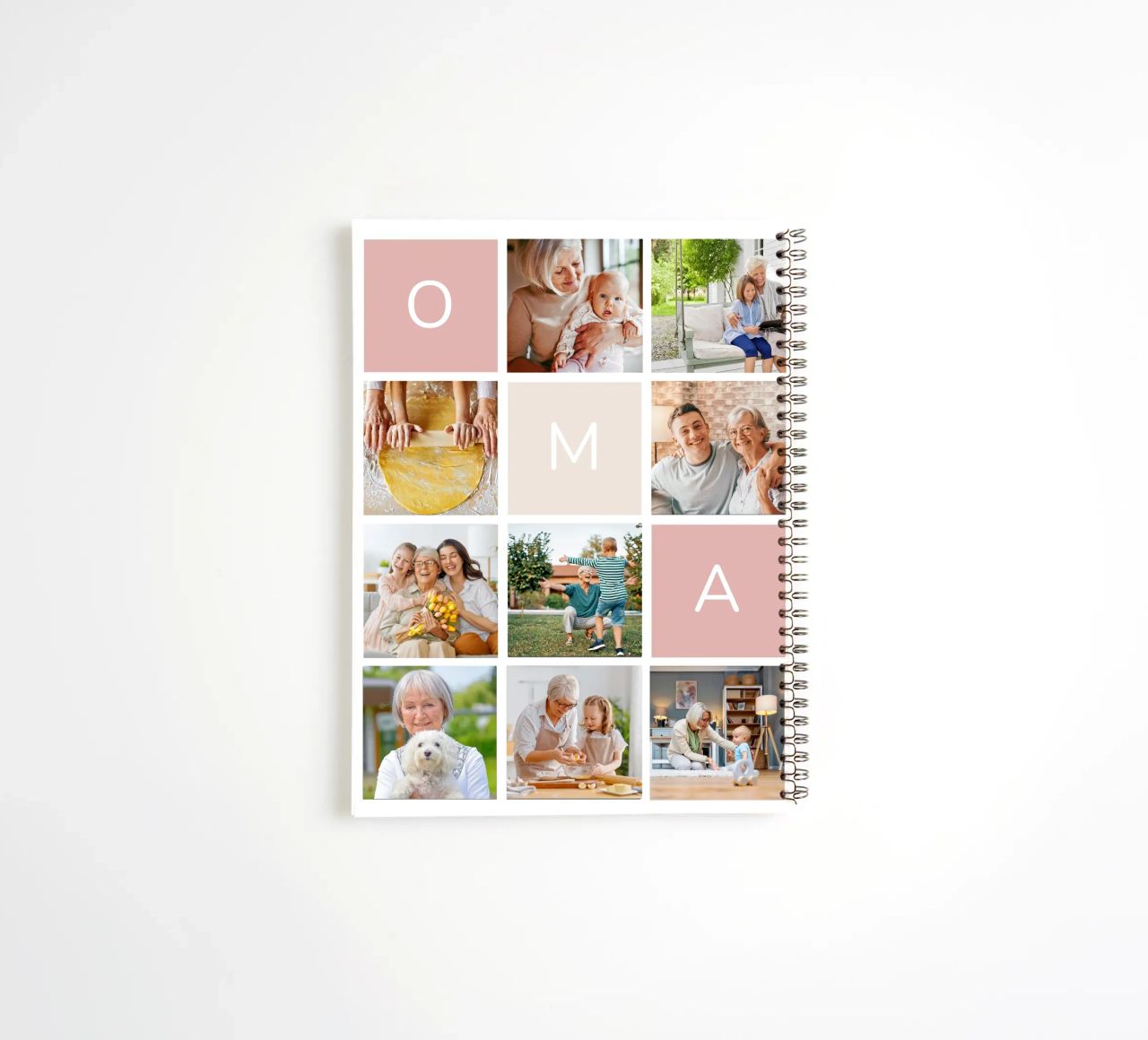 Fotocollage für Oma Ringbuch von WORTSPIEL