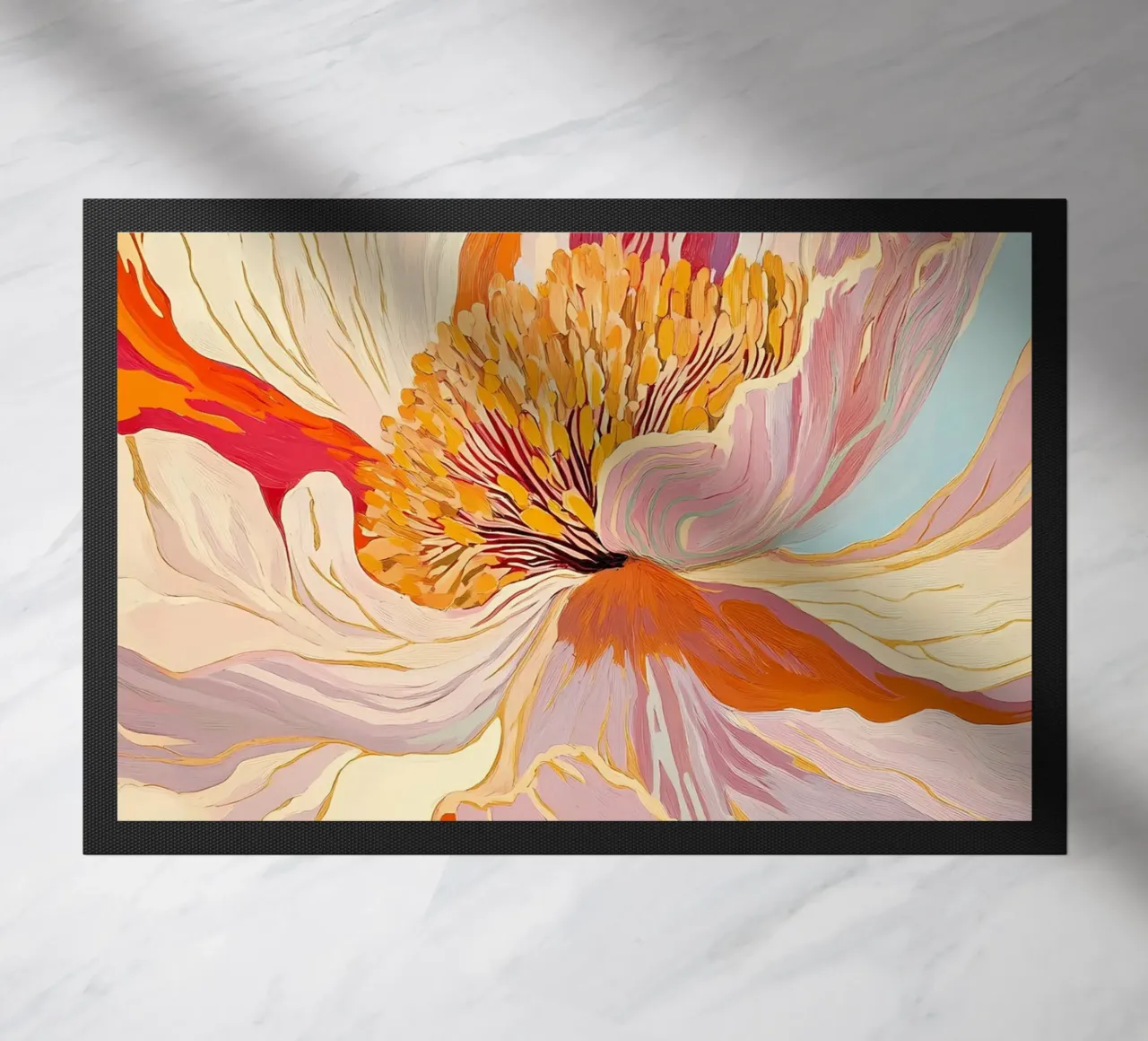 Flower doormat by IamHomeStudio