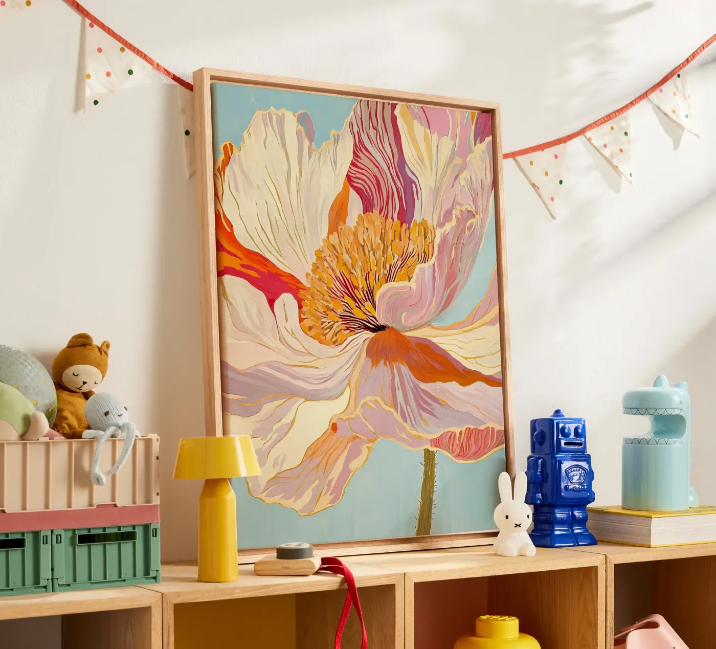 Fiore tela da IamHomeStudio