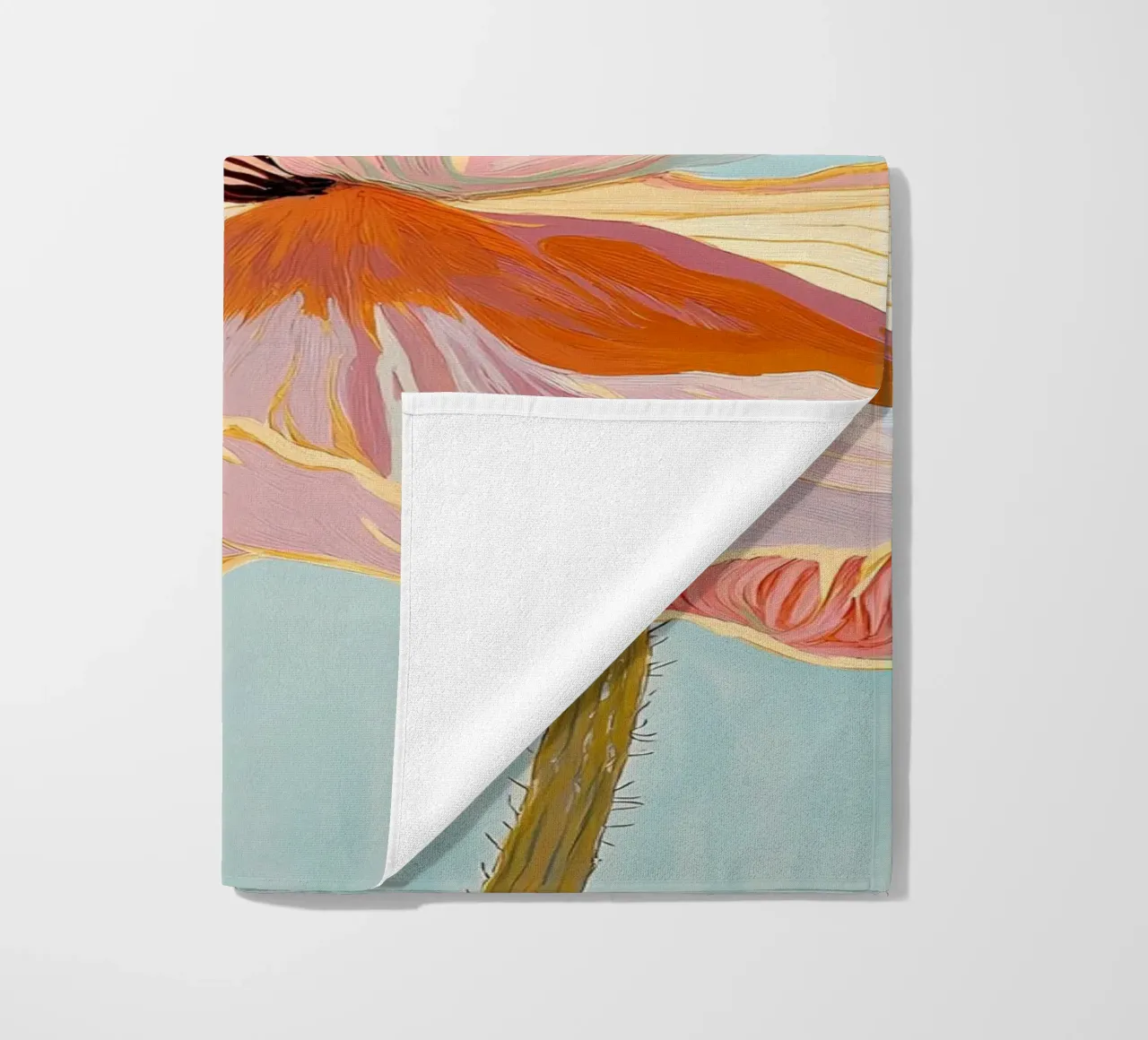 Fiore telo mare da IamHomeStudio