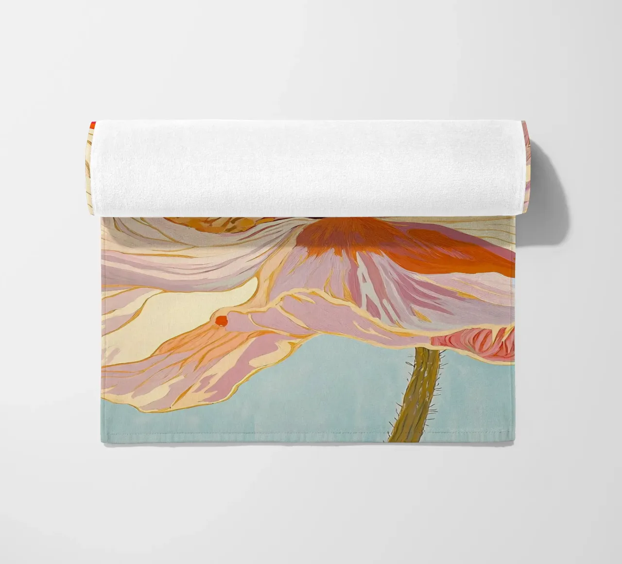 Fiore telo mare da IamHomeStudio