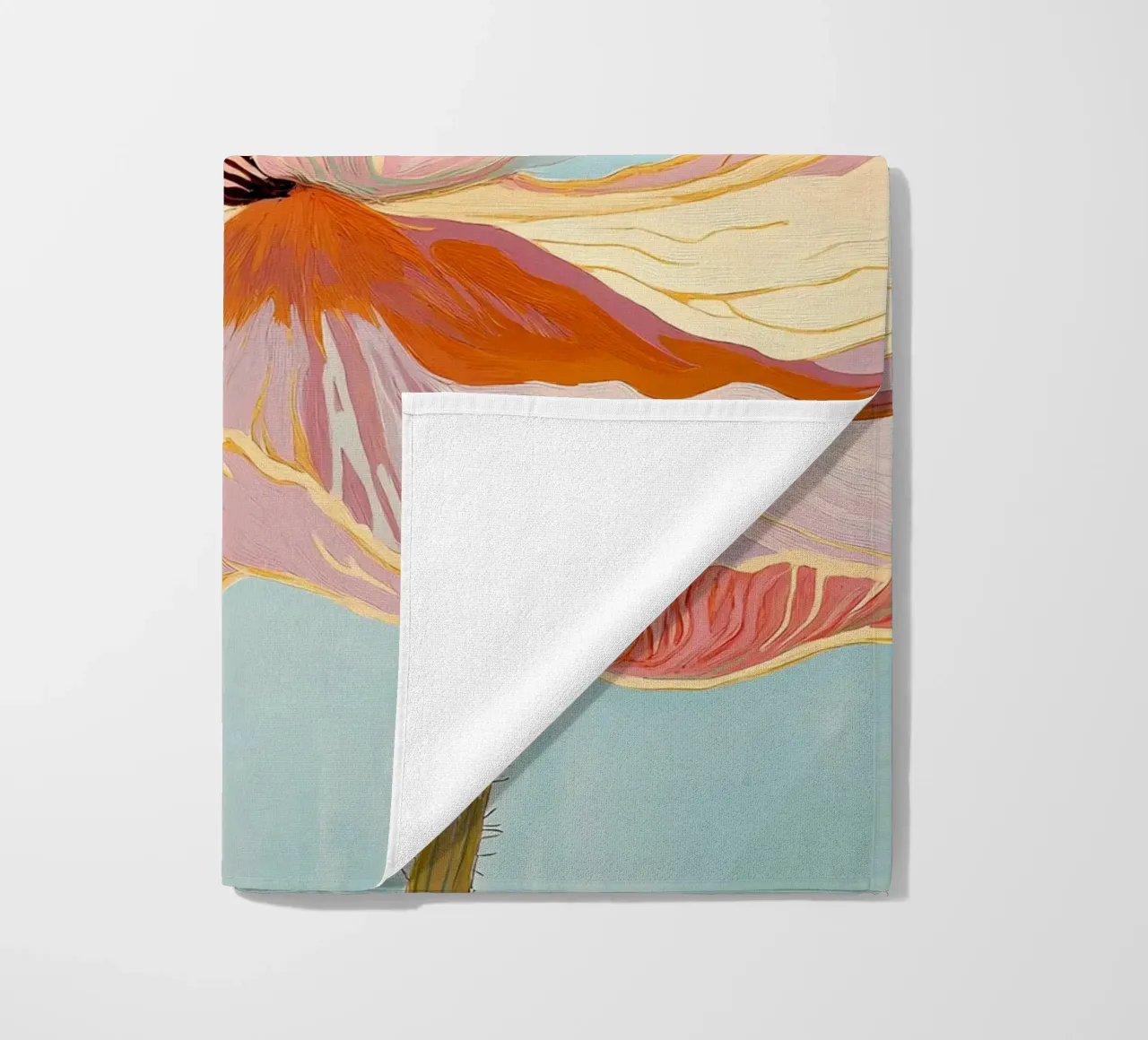 Fiore telo mare da IamHomeStudio