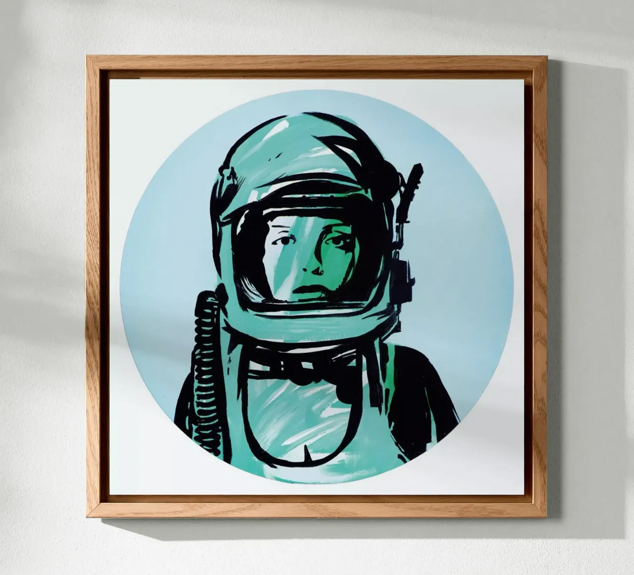 Astronaut alluminio dibond da JRuggs