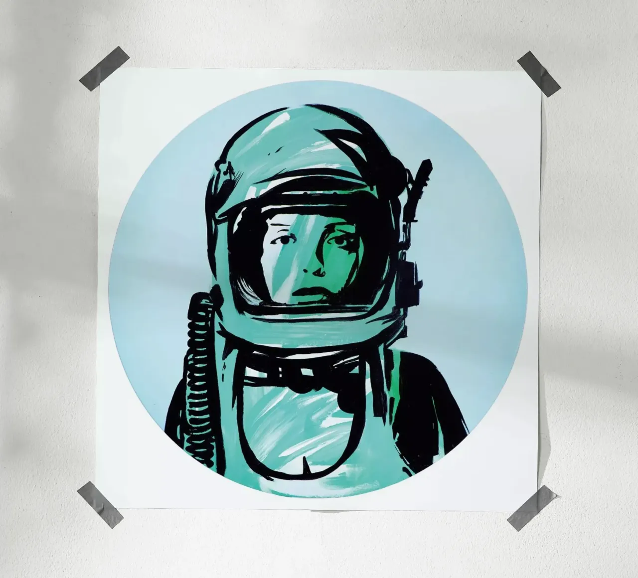 Astronaut poster da JRuggs