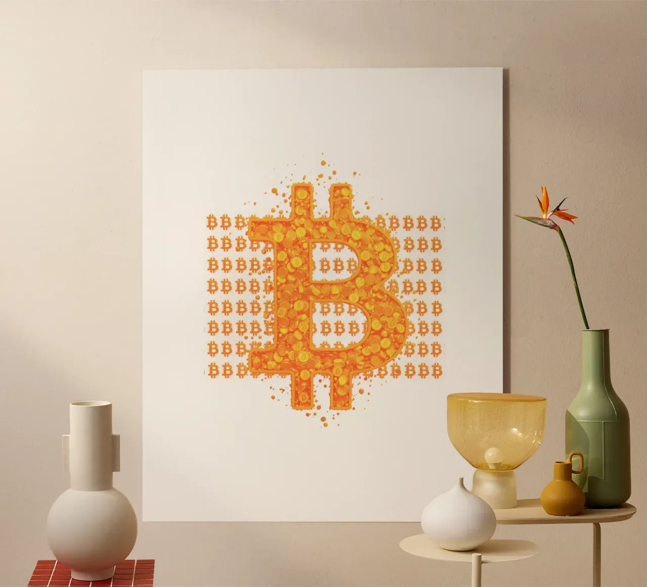 Eau de BTC plexiglass da Crypto_Jungle
