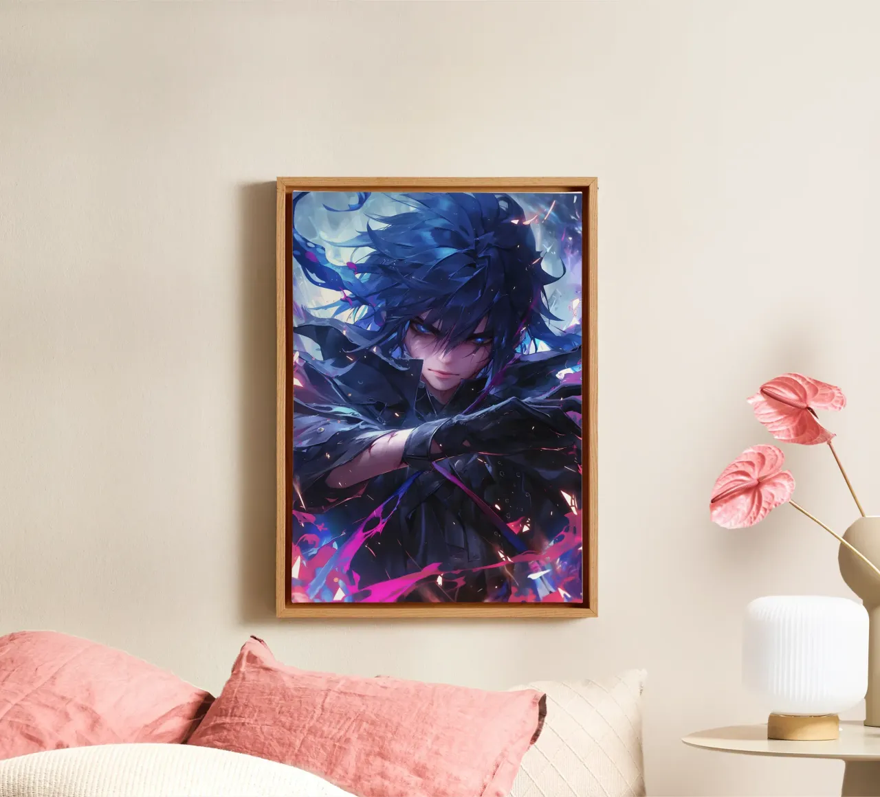 Ikuto Tsukiyomi Shugo chara tela con Cornice a cassetta da CreativeStudio