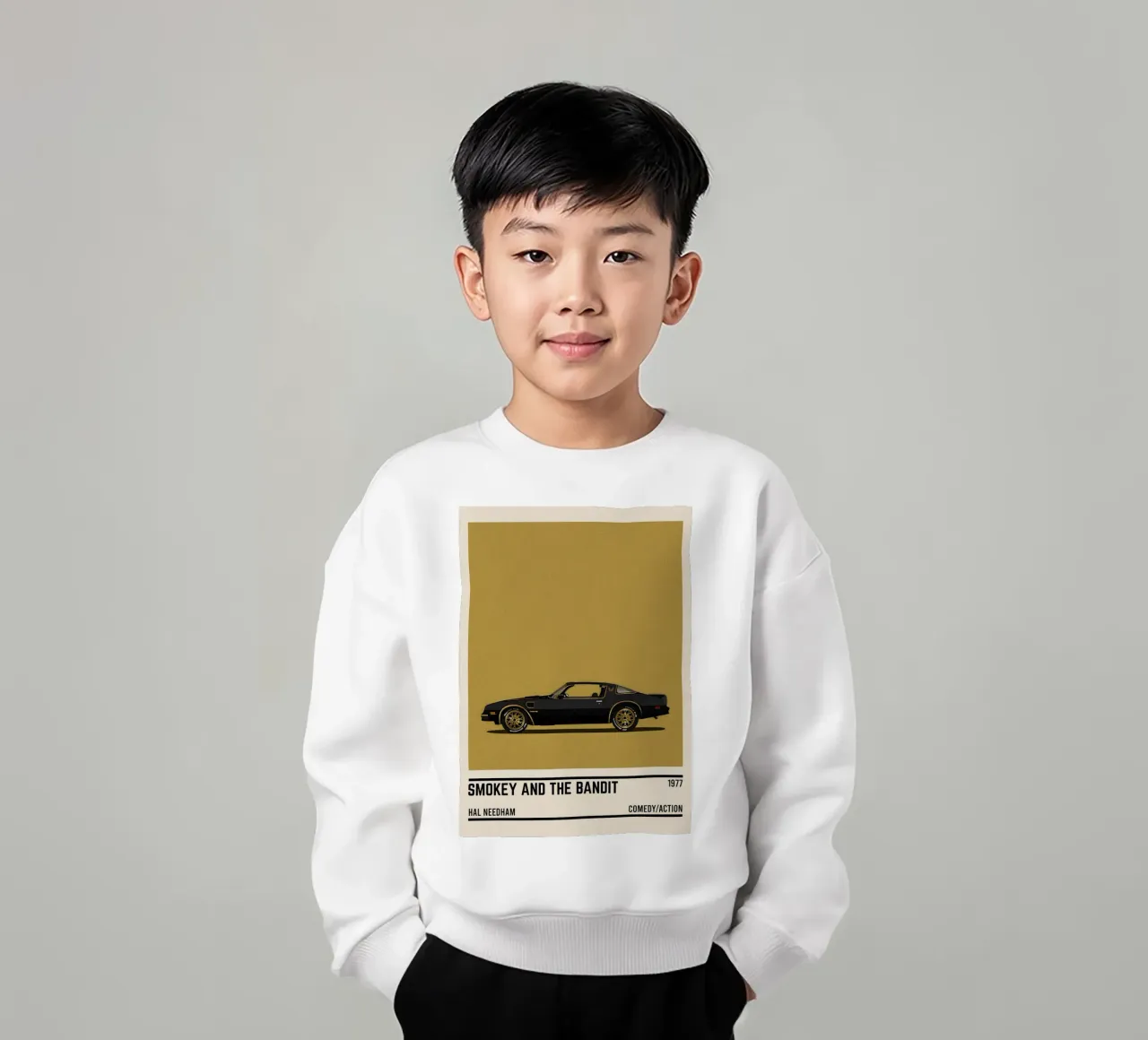 Smokey and the Bandit car movie felpa bambino da TheArtstudio