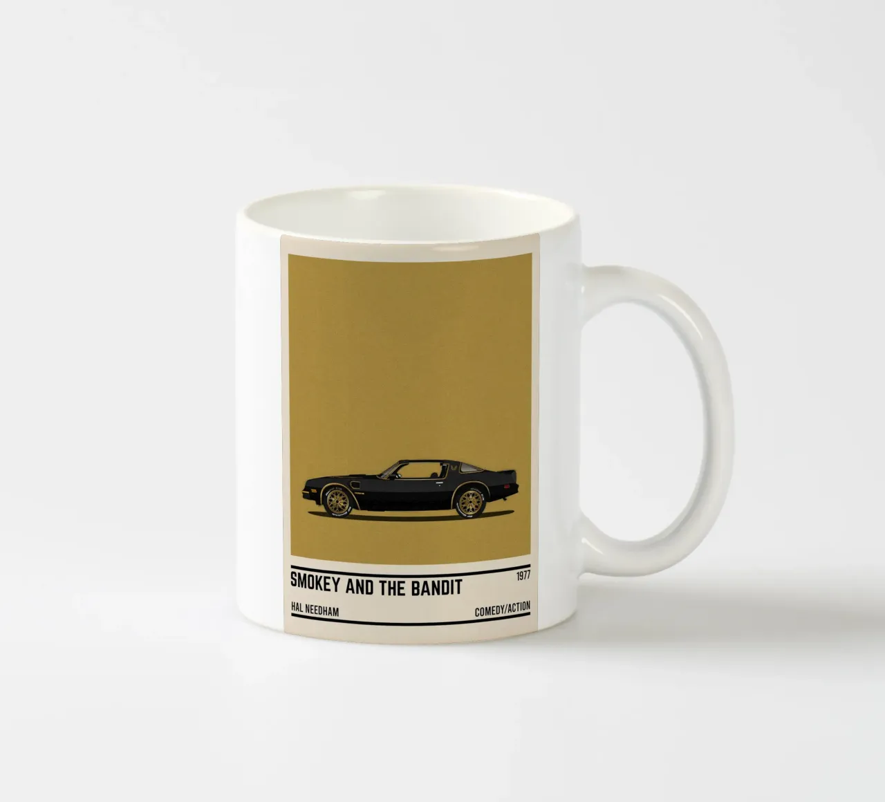 Smokey and the Bandit car movie tazza in ceramica da TheArtstudio