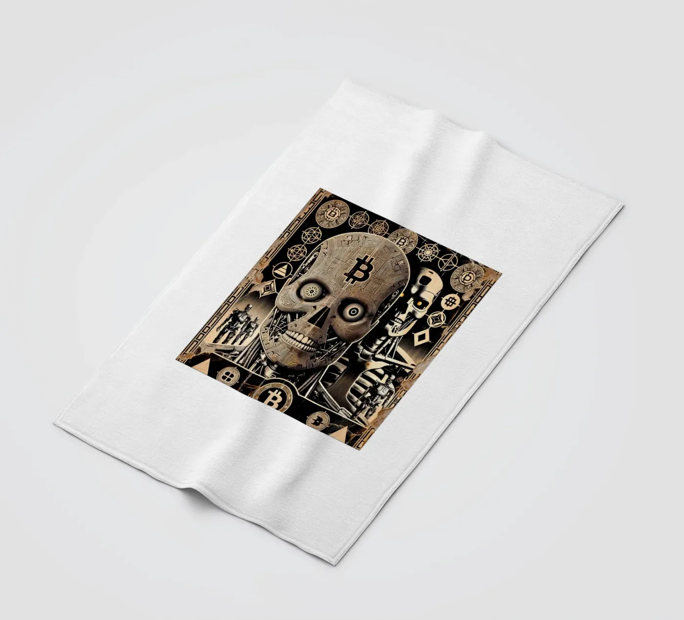 T_BTC Fleecedecke von Crypto_Jungle