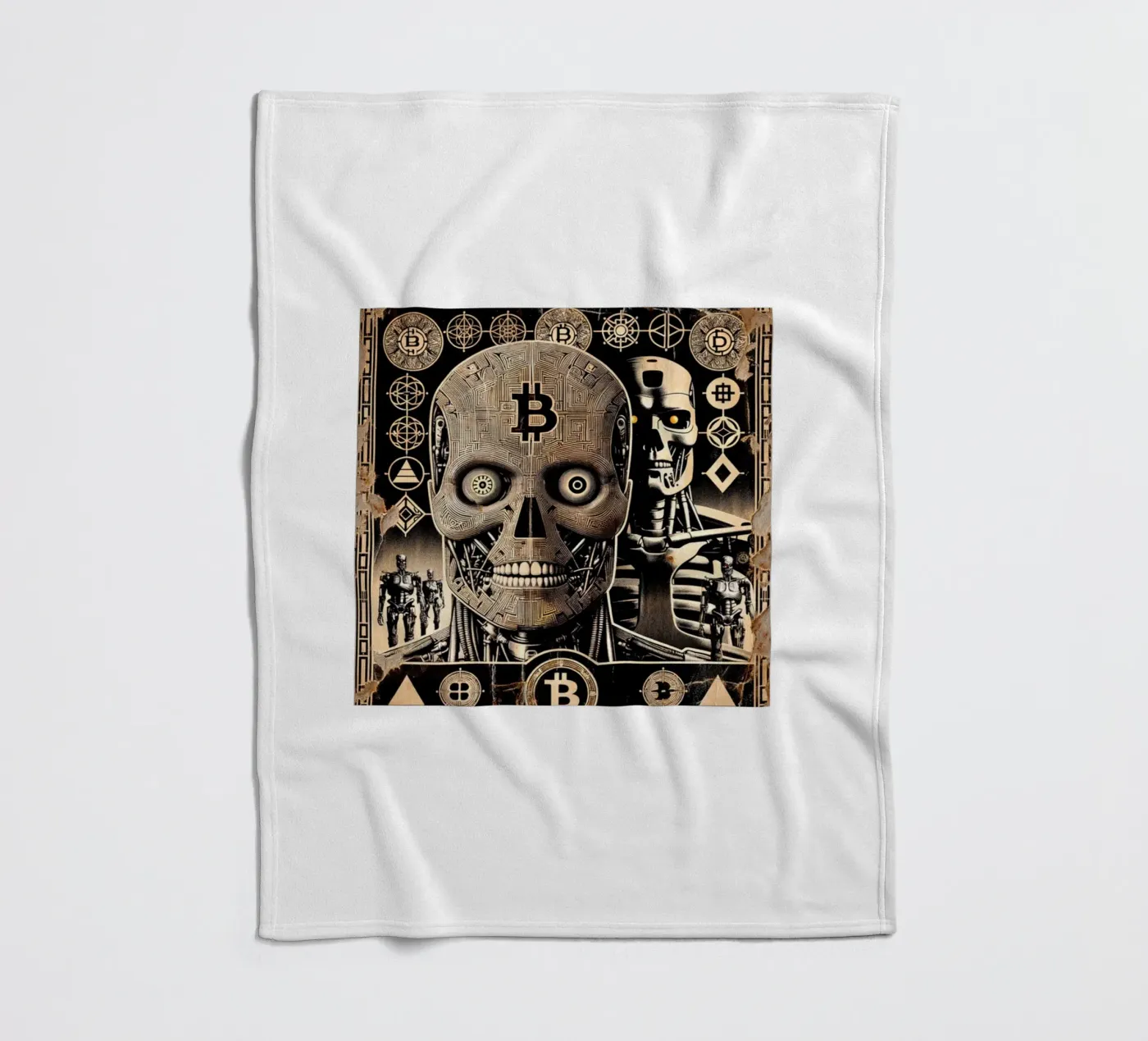 T_BTC Fleecedecke von Crypto_Jungle