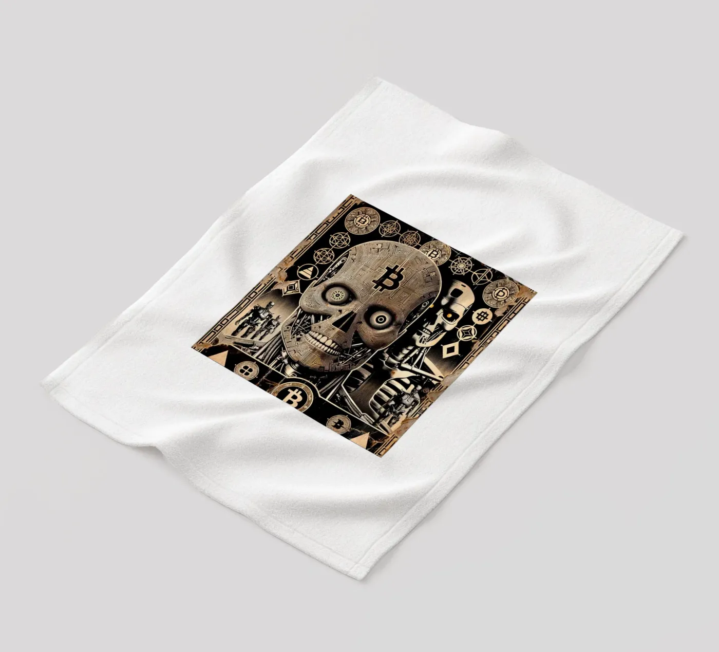 T_BTC Fleecedecke von Crypto_Jungle