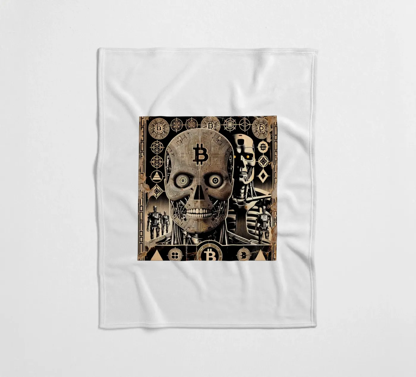 T_BTC Fleecedecke von Crypto_Jungle