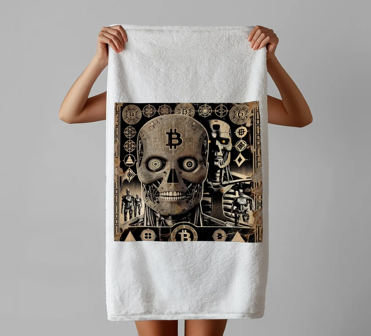 T_BTC asciugamano da bagno da Crypto_Jungle