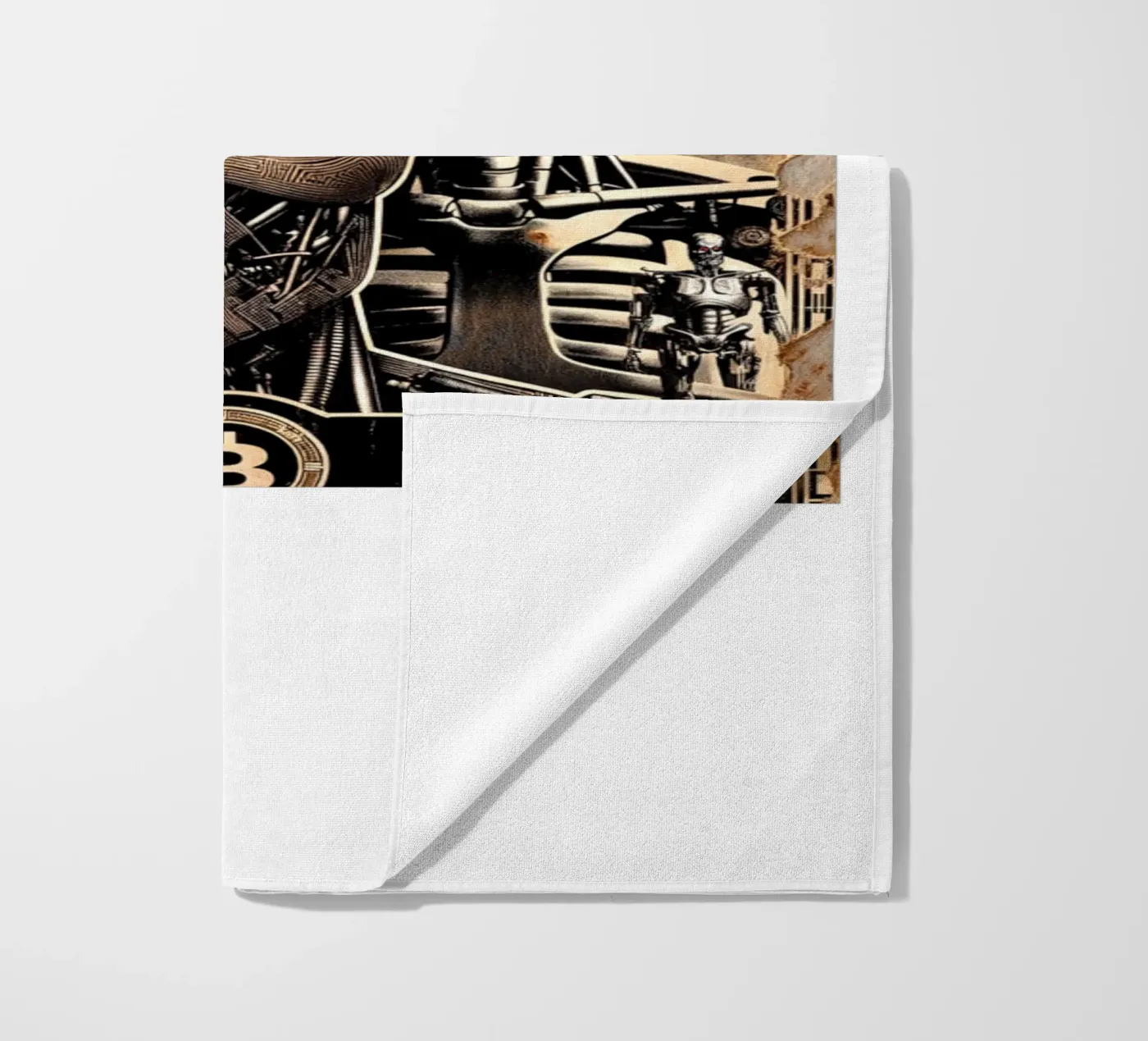 T_BTC strandhanddoek van Crypto_Jungle