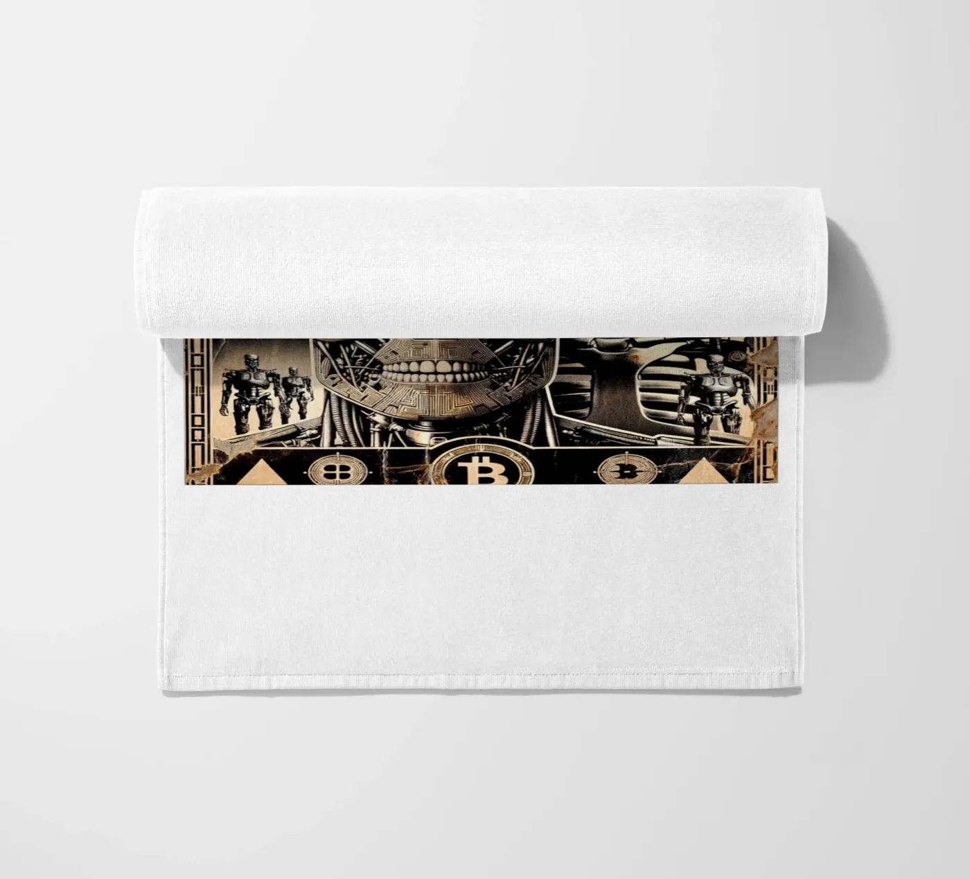 T_BTC strandhanddoek van Crypto_Jungle