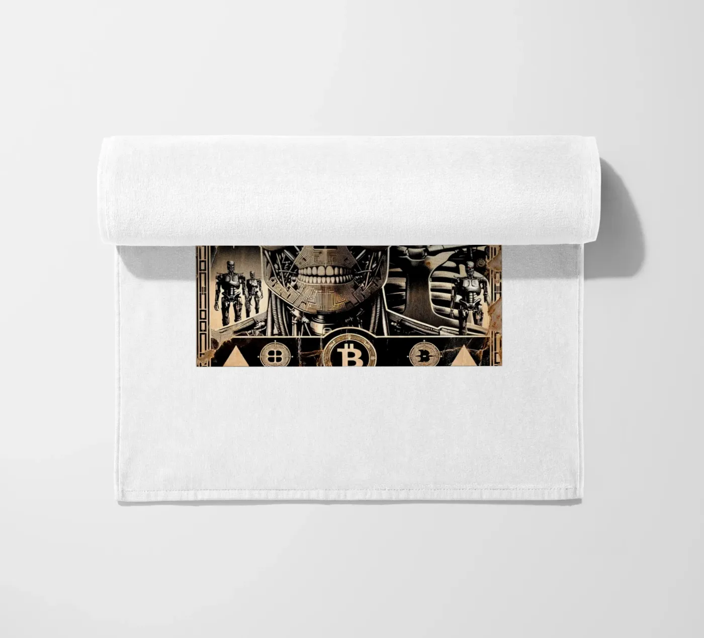 T_BTC strandhanddoek van Crypto_Jungle